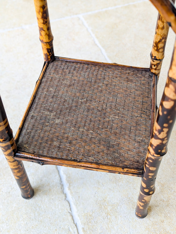 Antique Victorian Bamboo Occasional Table c.1890