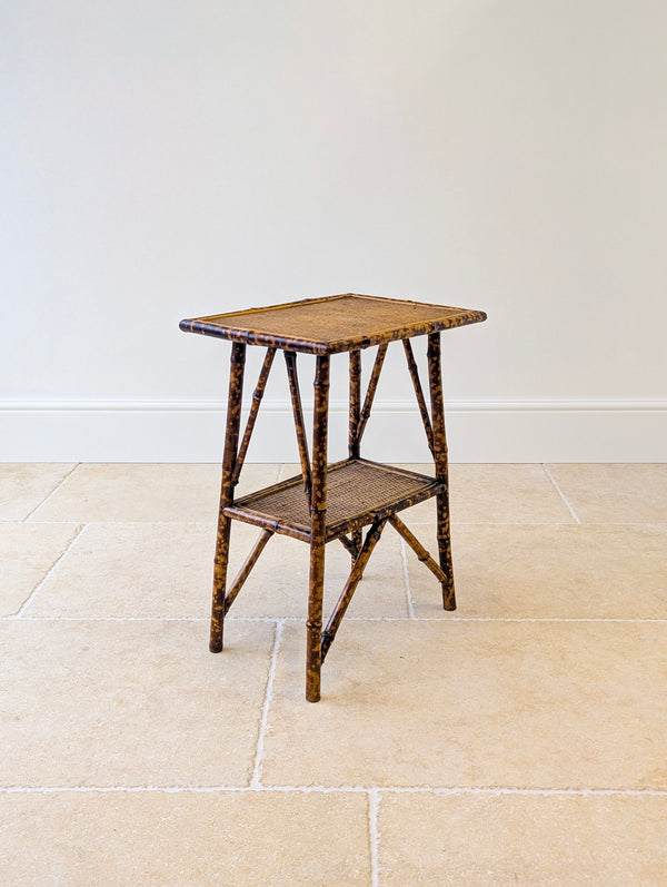 Antique Victorian Bamboo Occasional Table c.1890