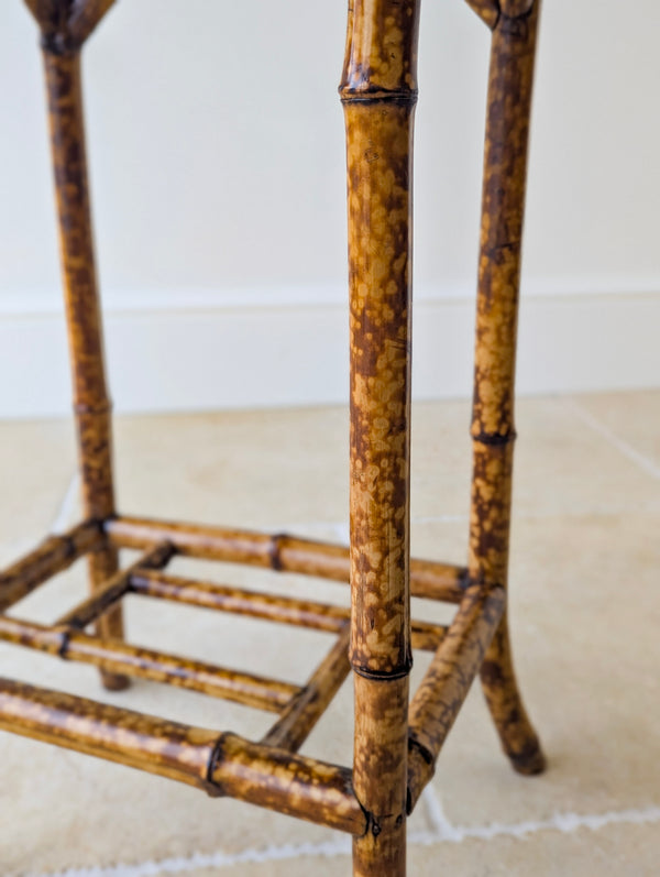 Antique Victorian Bamboo Occasional Table c.1890