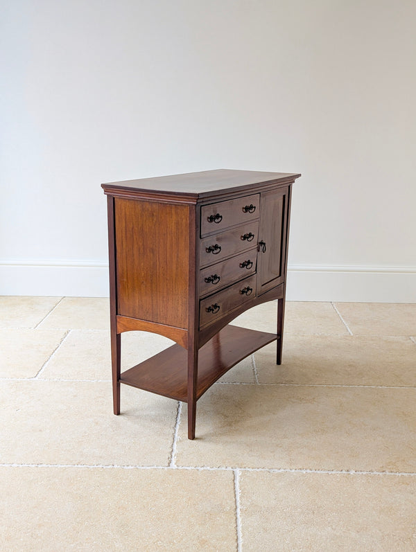 Antique Edwardian Mahogany Music Cabinet c.1910
