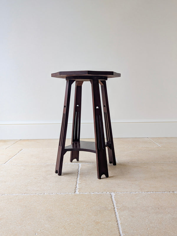 Antique Arts & Crafts Oak Occasional Table c.1900