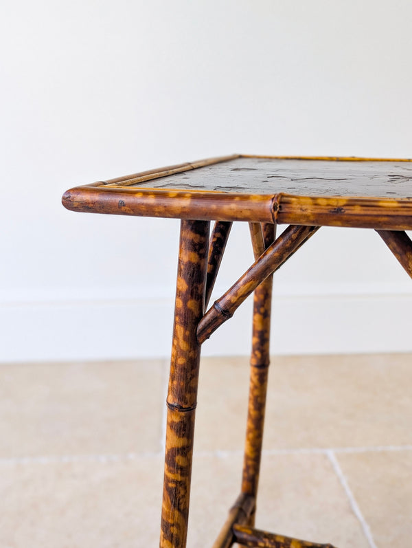 Antique Victorian Bamboo Occasional Table c.1890