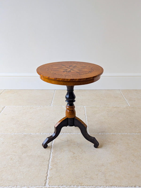 Antique Victorian Italian Marquetry Sorrento Table c.1880