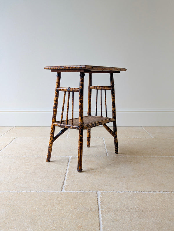 Antique Victorian Bamboo Occasional Table c.1890