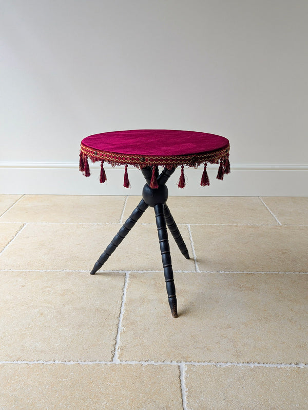 Antique Victorian Ebonised Beech Gypsy Table c.1880
