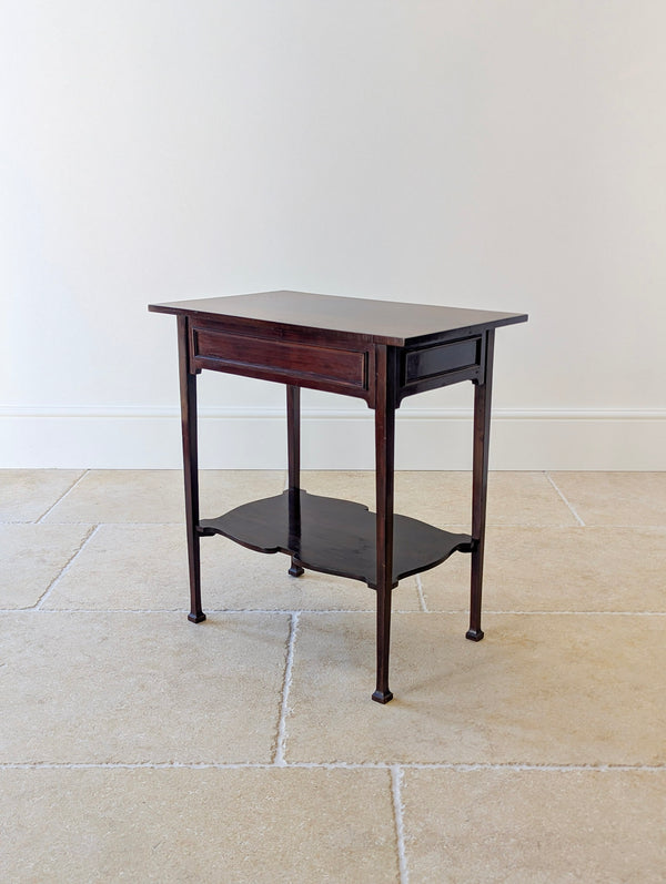 Antique Victorian Mahogany Side Table c.1890