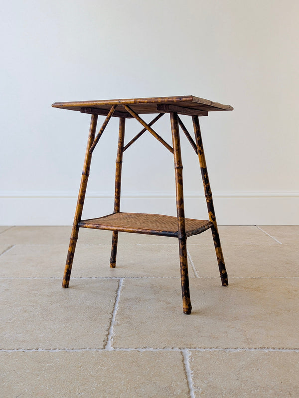 Antique Victorian Bamboo Occasional Table c.1890