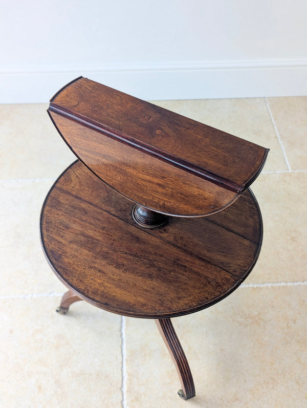 Antique Regency Mahogany Drop-Leaf Dumb Waiter c.1820