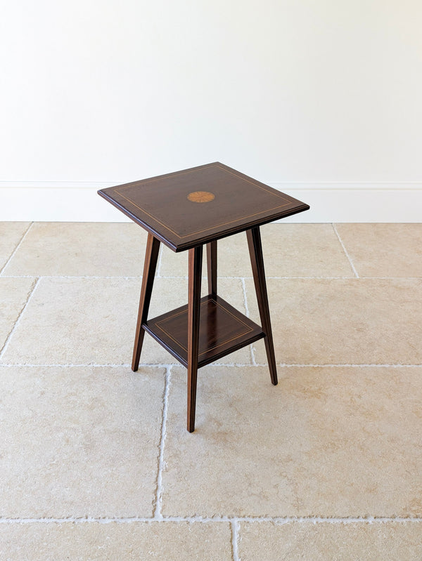 Antique Edwardian Inlaid Mahogany Occasional Table c.1905