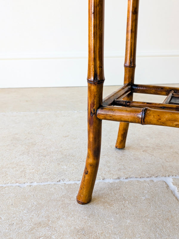 Antique Victorian Bamboo Occasional Table c.1890
