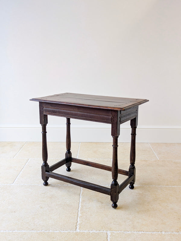 Antique Late 17th Century William & Mary Oak Side Table c.1690
