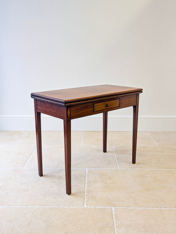 Antique Late Georgian Mahogany Tea Table c.1800