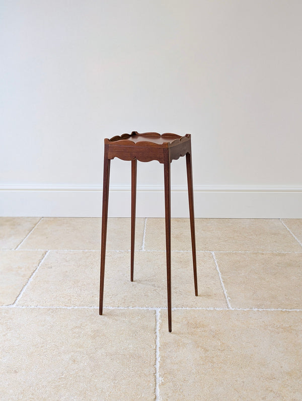 Antique Edwardian Mahogany Urn Stand with Slide c.1905