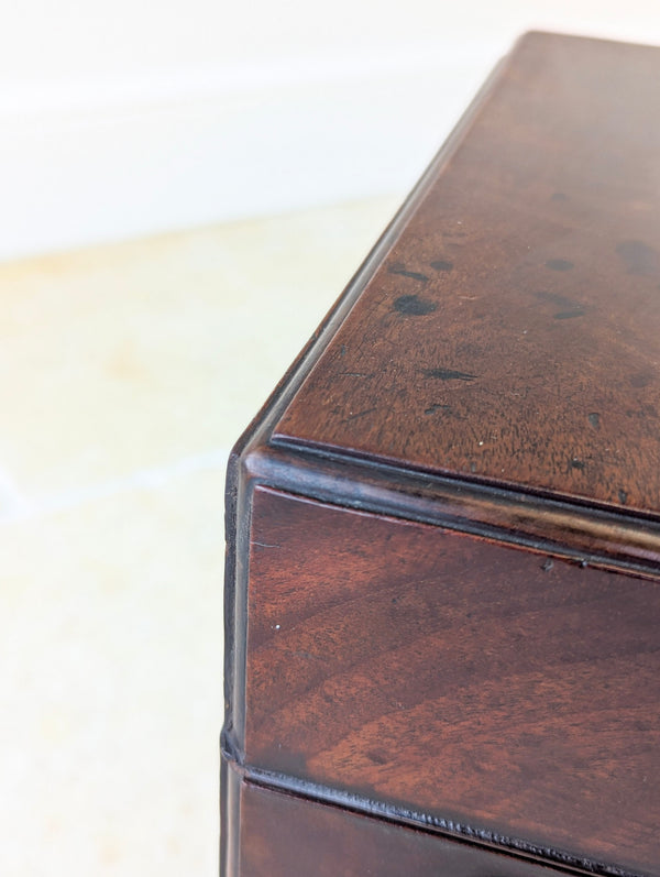 Antique Georgian Mahogany Cellarette on Stand c.1810