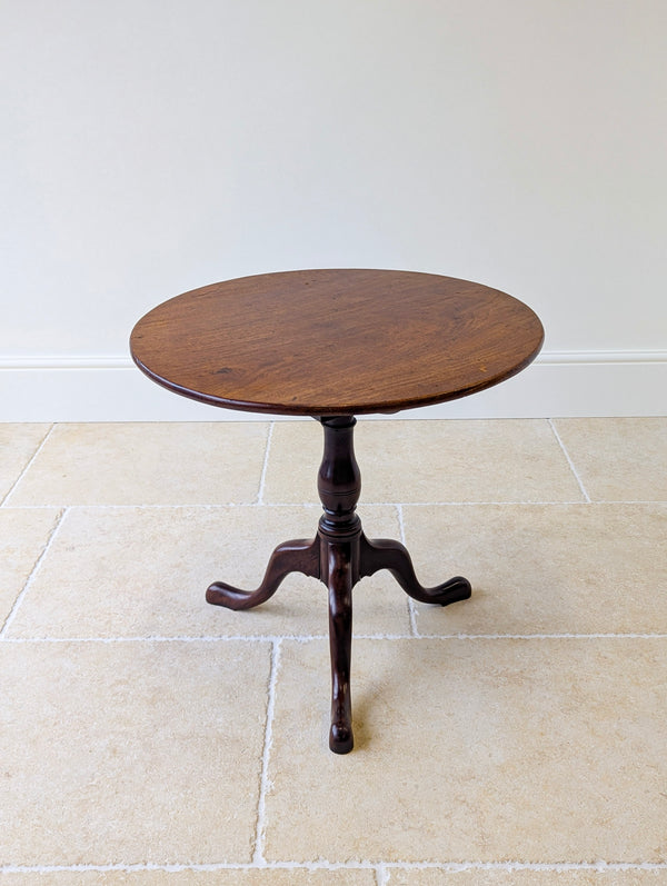 Antique Georgian Mahogany Birdcage Tripod Table c.1790