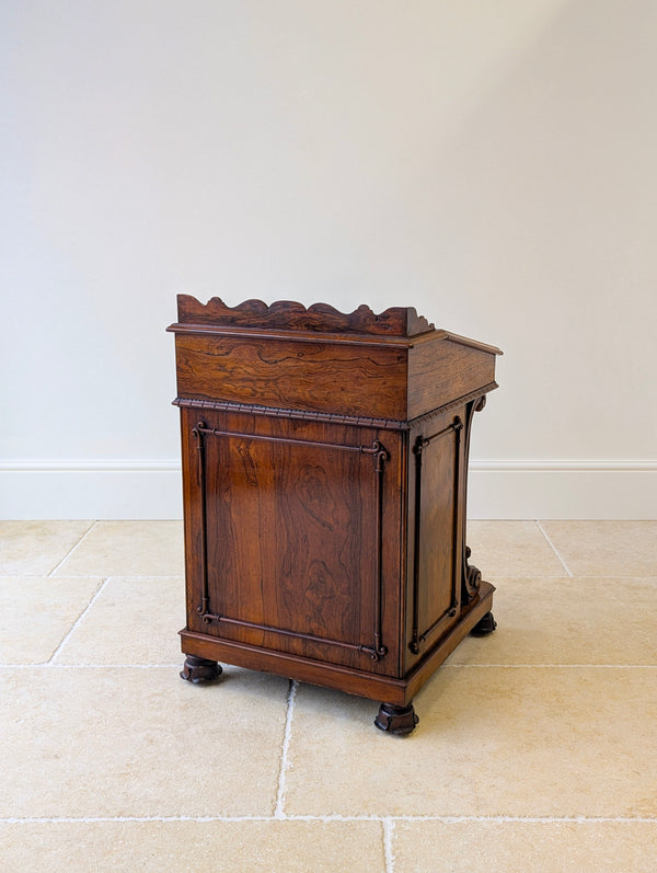 Antique William IV Rosewood Davenport Desk by W&C Wilkinson c.1835