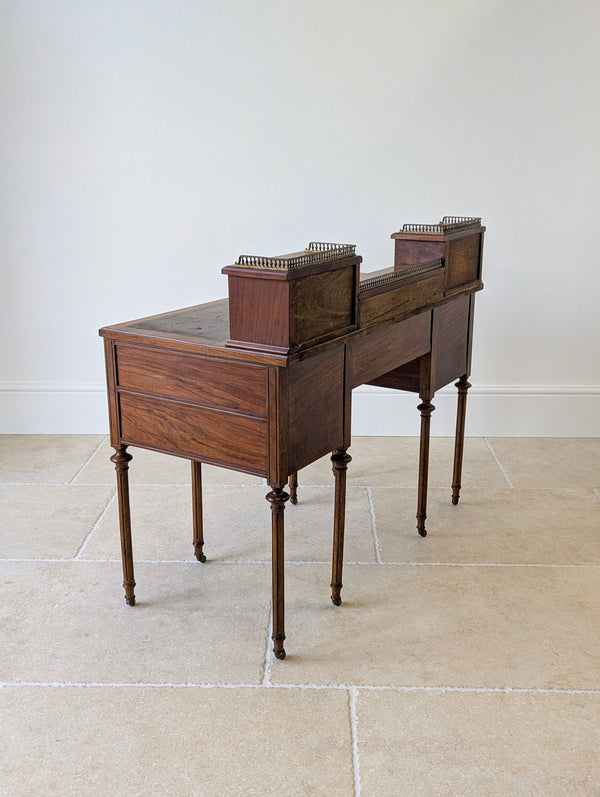 Antique Victorian Walnut Writing Desk c.1880