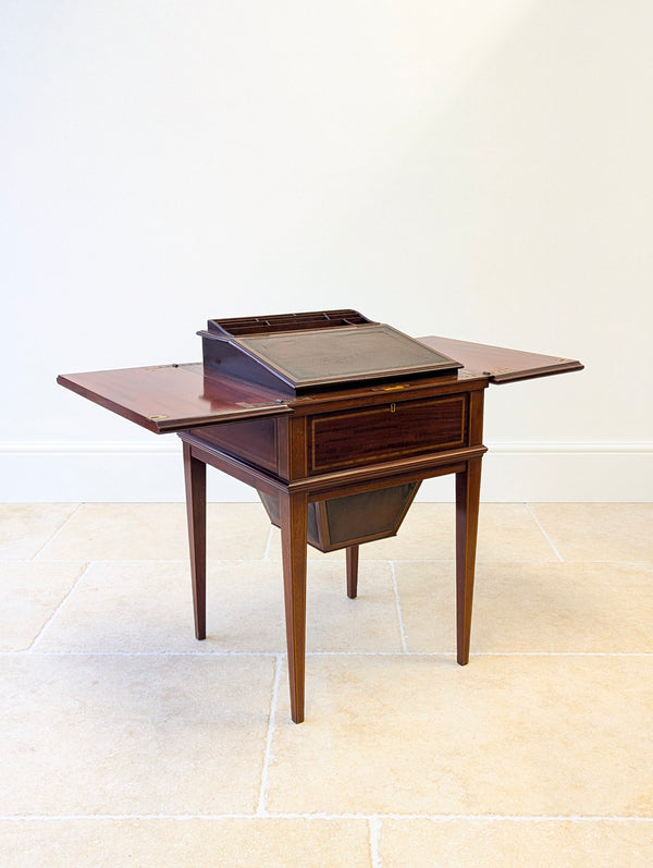 Antique Edwardian Mahogany Metamorphic Writing Table c.1900