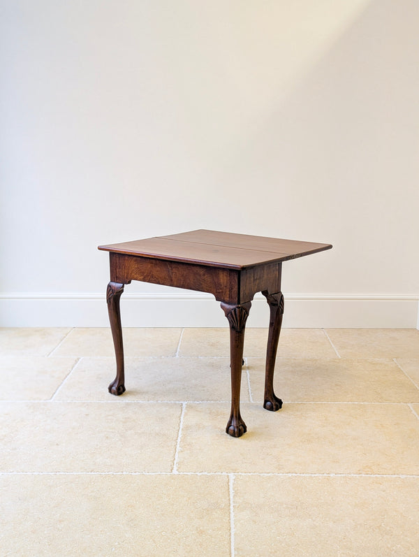 Antique Regency Mahogany Fold-Over Tea Table c.1810
