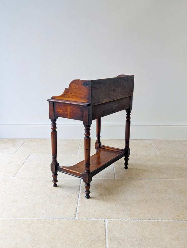 Antique Victorian Walnut Small Writing Table c.1890