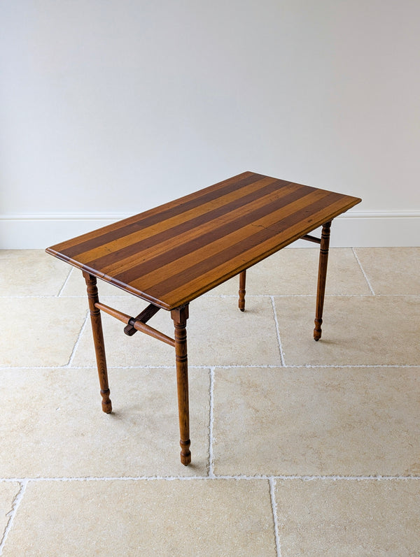 Antique Edwardian Oak Folding Table c.1905