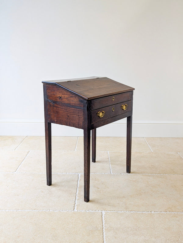 Antique Georgian Elm Clerks Desk c.1800