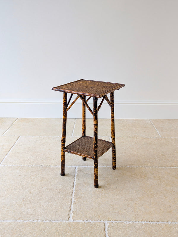 Antique Victorian Bamboo Occasional Table c.1890