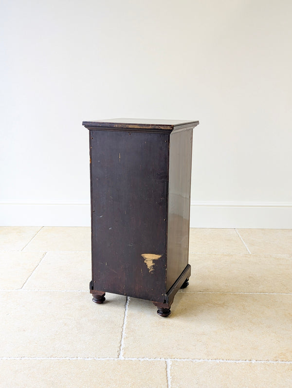 Antique Edwardian Mahogany Record Cabinet c.1910