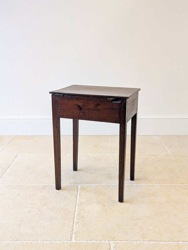 Antique Georgian Oak Work Table c.1800