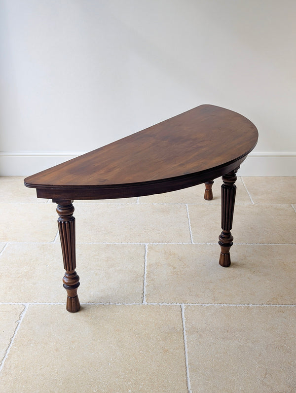 Antique Victorian Mahogany Console Table c.1870