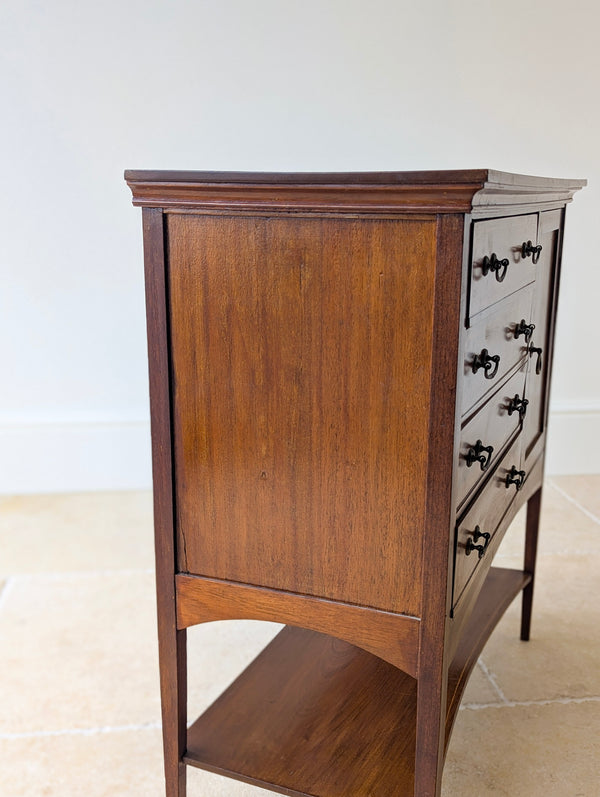 Antique Edwardian Mahogany Music Cabinet c.1910
