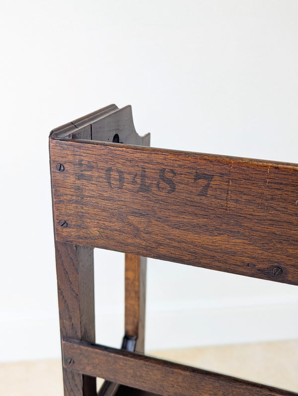 Antique Arts & Crafts Oak Bookcase c.1920