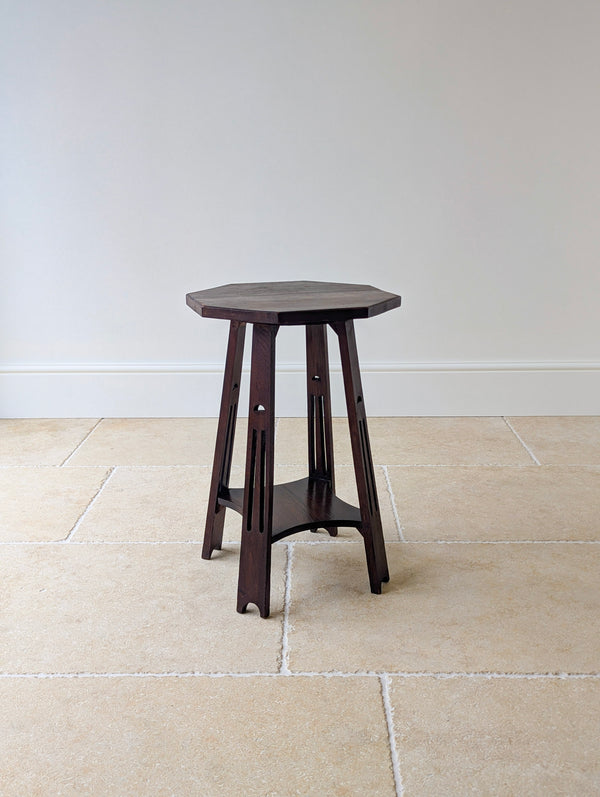 Antique Arts & Crafts Oak Occasional Table c.1900