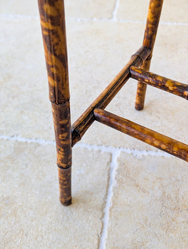 Antique Victorian Bamboo Occasional Table c.1890