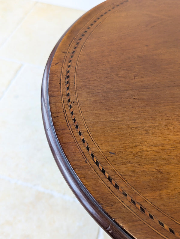 Antique Edwardian Mahogany Circular Occasional Table c.1905