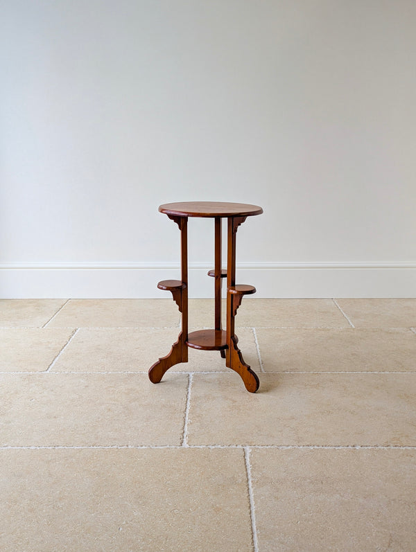 Antique Early 20th Century Beech Occasional Table c.1920