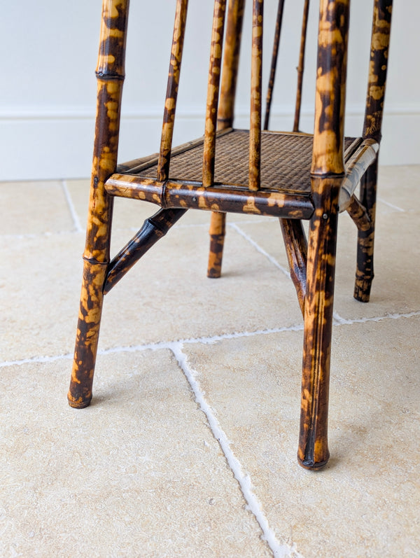 Antique Victorian Bamboo Occasional Table c.1890
