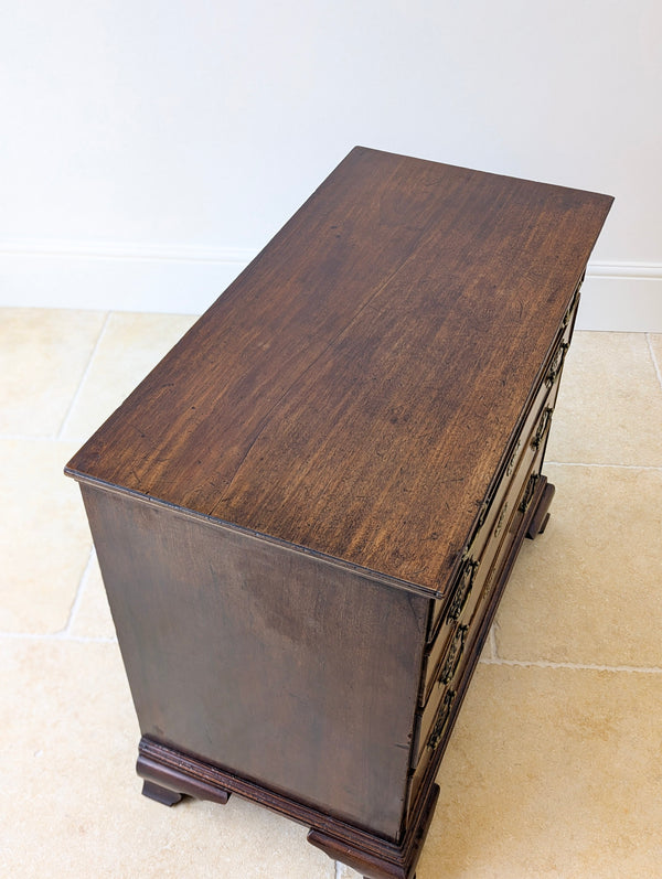 Antique George II Mahogany Chippendale Period Chest of Drawers c.1750