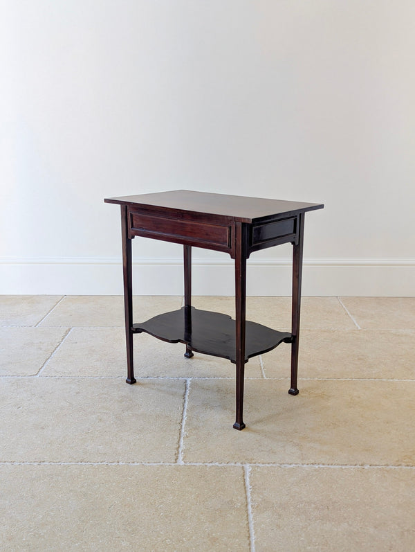 Antique Victorian Mahogany Side Table c.1890