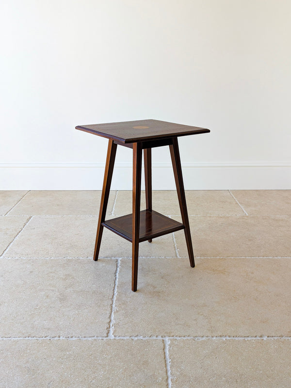 Antique Edwardian Inlaid Mahogany Occasional Table c.1905