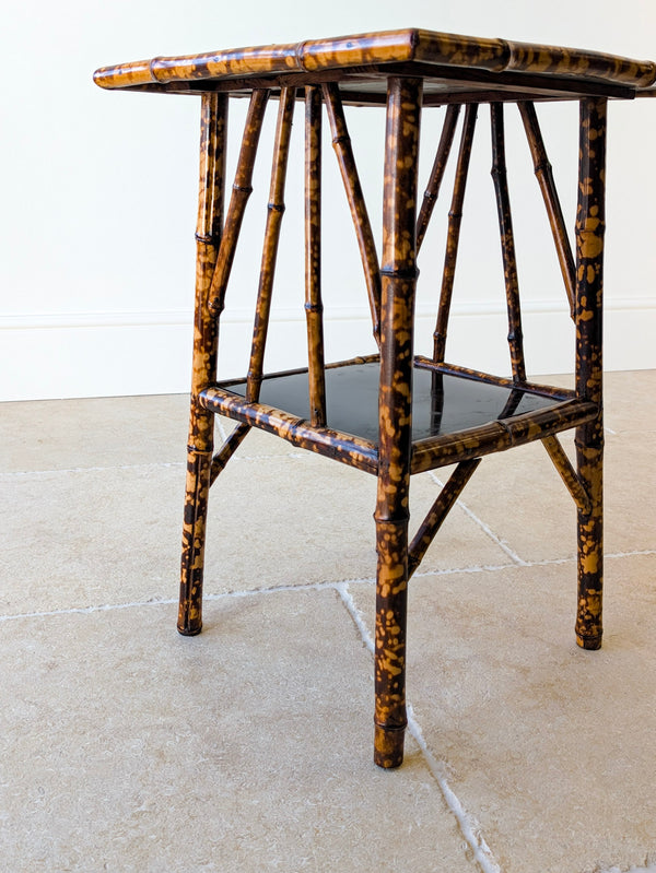 Antique Victorian Bamboo Occasional Table c.1890