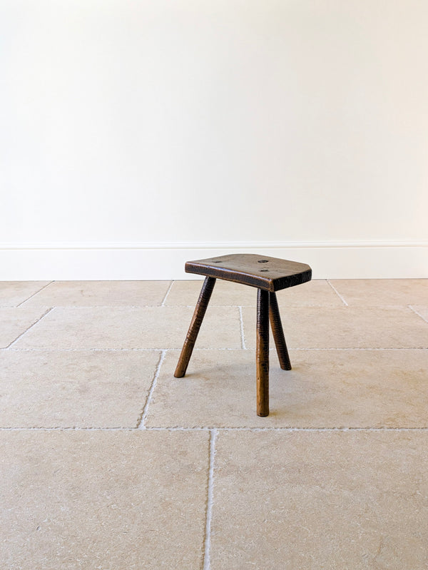 Antique Victorian Elm & Ash Cutler’s Stool c.1850