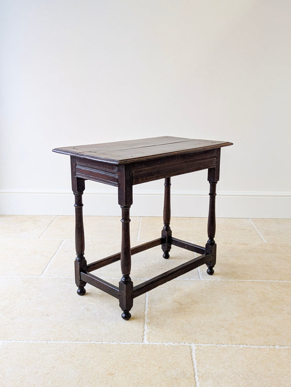 Antique Late 17th Century William & Mary Oak Side Table c.1690