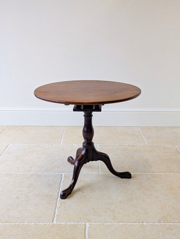 Antique Georgian Mahogany Birdcage Tripod Table c.1790