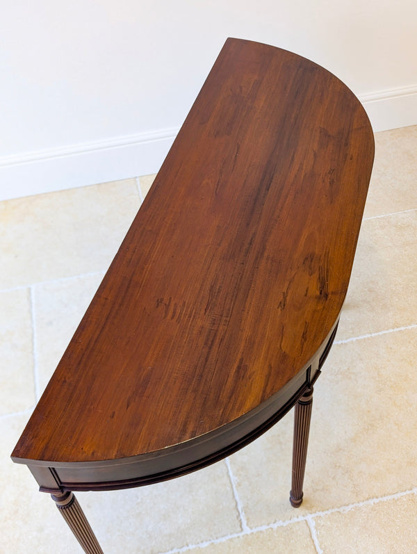 Antique Edwardian Mahogany Regency Style Console Table c.1905