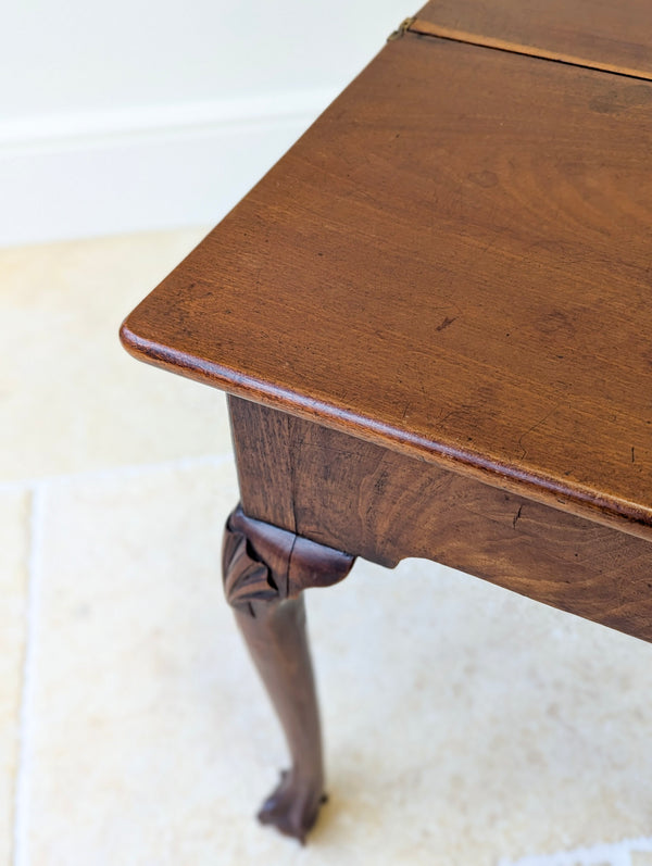 Antique Regency Mahogany Fold-Over Tea Table c.1810