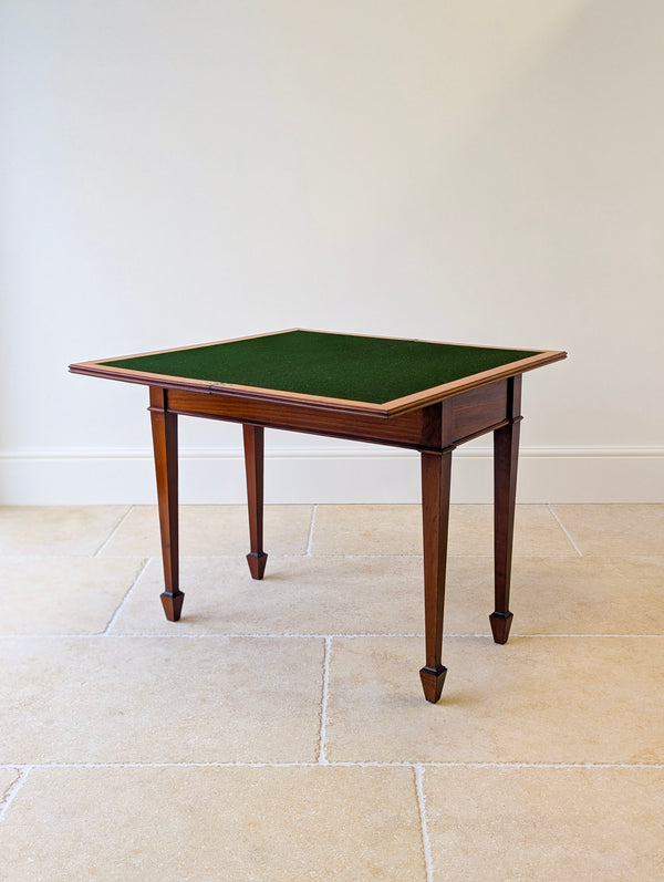 Antique Victorian Mahogany Card Table c.1890