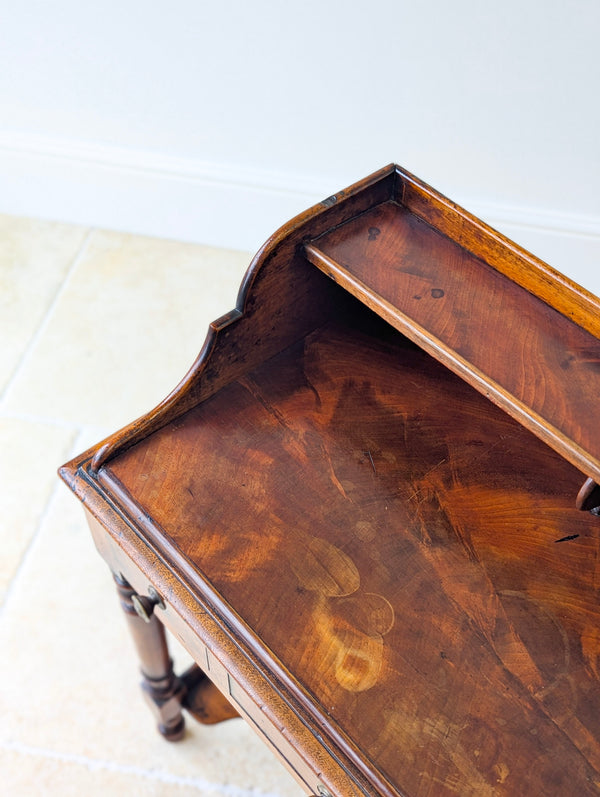Antique Victorian Walnut Small Writing Table c.1890