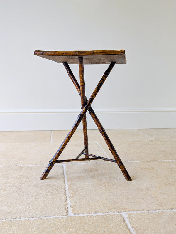 Antique Victorian Bamboo Occasional Table c.1890