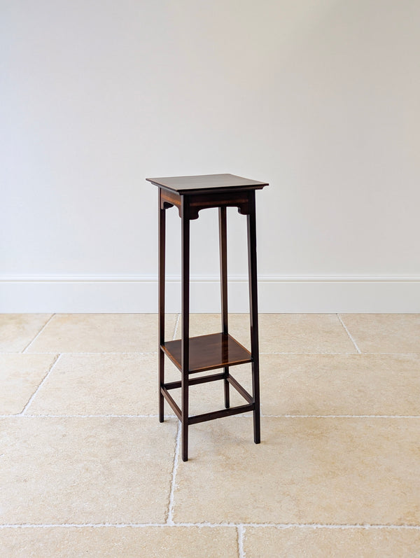 Antique Edwardian Mahogany Plant Stand c.1910
